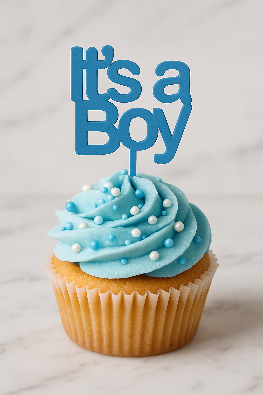 It’s a Boy cupcaketopper (set van 5) | Gender reveal & kraamfeest