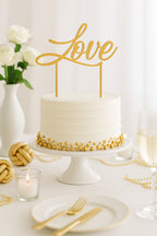 Love Taarttopper (15 cm) | Romantisch & Elegant