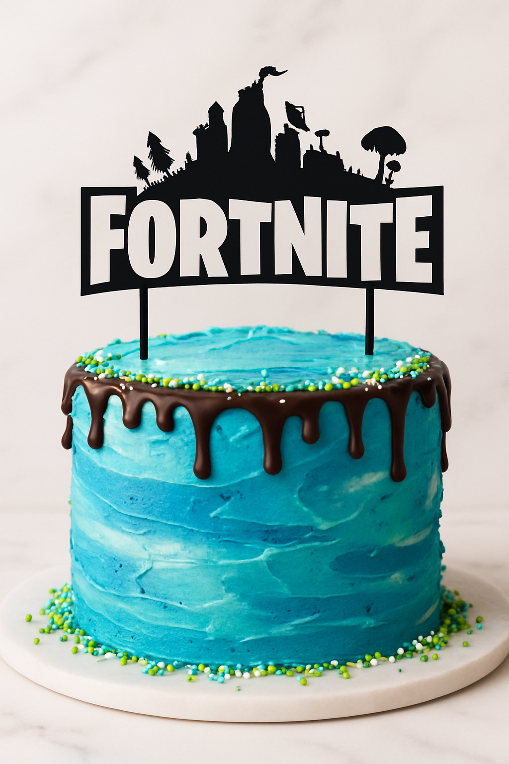 Fortnite Battle Royale taarttopper | Stoere game taartdecoratie