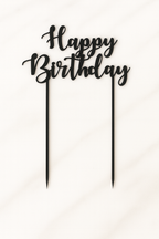 Happy Birthday Taarttopper – Stijlvolle Eyecatcher (15 cm breed)