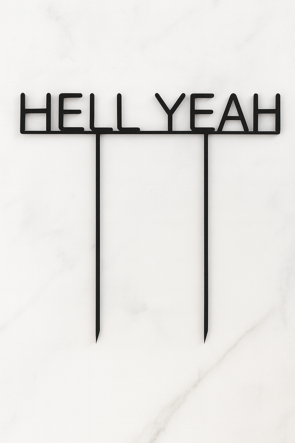 HELLYEAH Taarttopper | Feestelijke Eyecatcher 15 cm