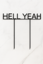 HELLYEAH Taarttopper | Feestelijke Eyecatcher 15 cm